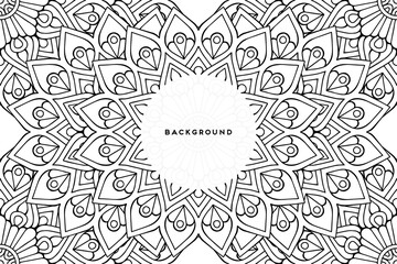 Vector islamic background with mandala