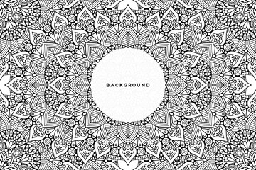 Vector islamic background with mandala