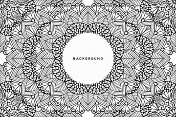 Vector islamic background with mandala