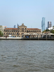 Obraz premium Bangkok city riverside views