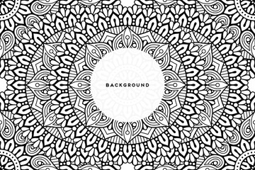 Vector islamic background with mandala