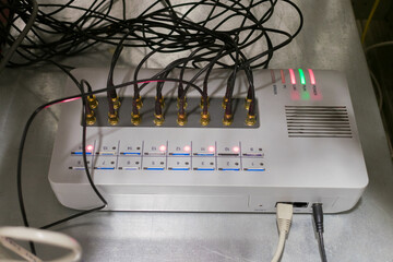 There is a telephone gsm gateway for office telephony in the server room. A device for routing...