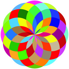 Obraz premium abstract colorful circle
