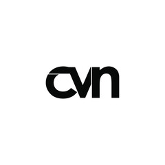 cvn letter original monogram logo design