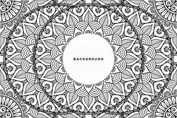 Vector islamic background with mandala