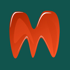 Vector letter of the alphabet 