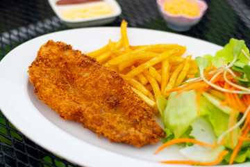 Fried Fish Steak