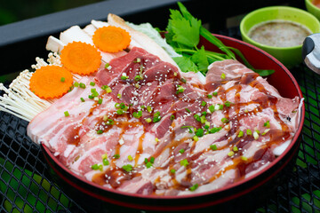 Shabu pork