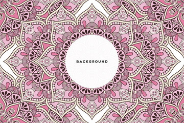 Vector islamic background with mandala