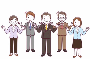 会社の人々