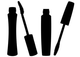 Mascara included. Womens cosmetics for the care of eyelashes.