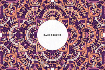 Vector islamic background with mandala