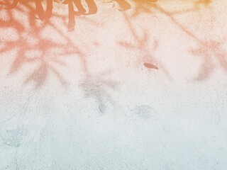 abstract watercolor background, tree shadow on concrete background.