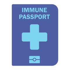 Obraz premium Vaccinated health passport. Travel immune passport. Paper document to show that a person has been vaccinated with the Covid-19 vaccine. Immunity paper document from coronavirus