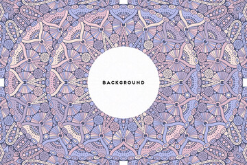 Vector islamic background with mandala