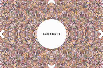 Vector islamic background with mandala