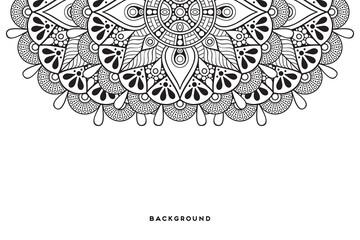 Vector islamic background with mandala