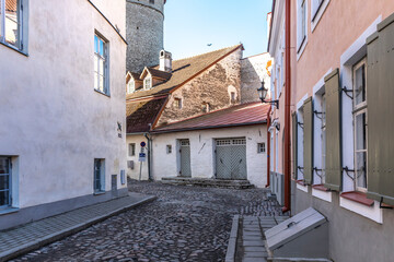 Tallinn old town scenes, Tallinn, Estonia 