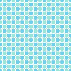 Simple pattern. Circle pattern. Seamless background. Fish scale pattern. Abstract geometric background in a marine theme.