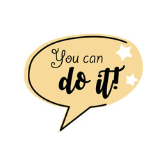 lettering positive message