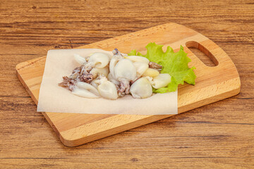 Raw seafood - cuttlefish for cooking