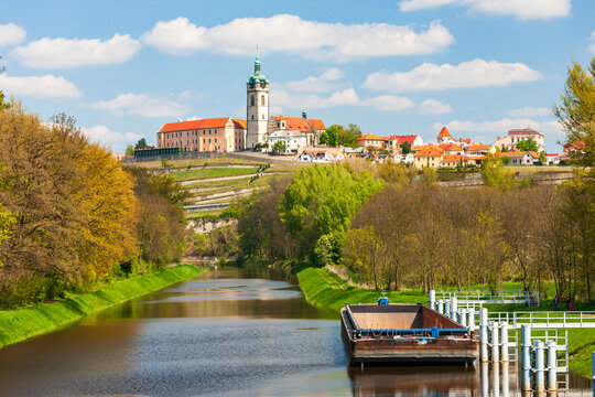 Melnik Castle with Vltava river, Czech Republic