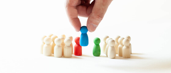 The concept of resolving disputes and conflicts between two separating groups of people