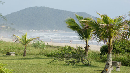 Spiaggia Ubatuba a S. Francisco do Sul, S. Catarina, Brasile