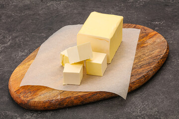 Dairy natural yellow butter piece