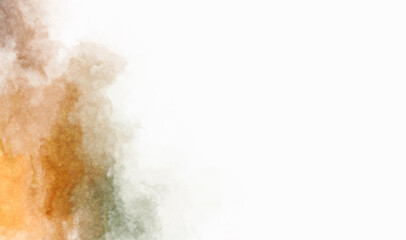 Watercolor painted background. Abstract Illustration wallpaper. Brush stroked painting. 2D Illustration.