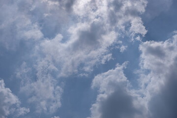 The sky and the clouds were before fullness.
