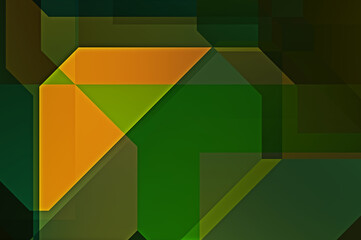 Fototapeta premium Overlapping design with triangles background. Abstract geometric wallpaper. Geometrical colorful triangular shapes.