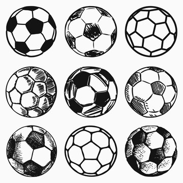 Soccer Ball Vector Illustrations