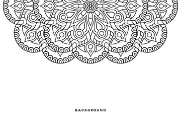 Vector islamic background with mandala