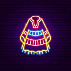 Mexican Poncho Neon Sign