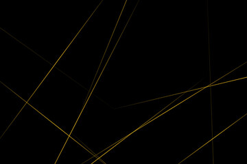 Abstract black with gold lines, triangles background modern design. Vector illustration EPS 10.