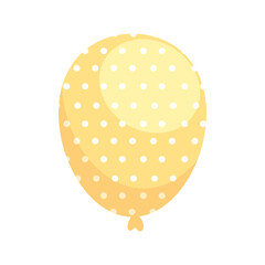 yellow balloon helium
