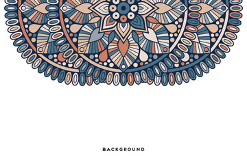Vector islamic background with mandala