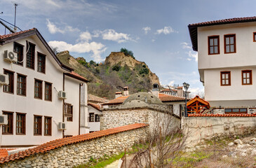 Fototapeta na wymiar Melnik, smallest village in Bulgaria, HDR Image