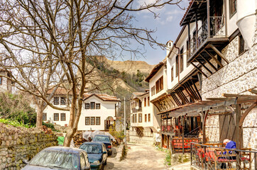 Melnik, smallest village in Bulgaria, HDR Image