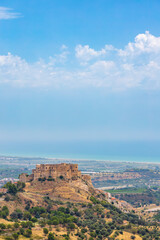 Obraz premium Rocca Imperiale castle in Cosenza province, Calabria, Italy
