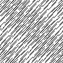 Seamless pattern with speed lines. Abstract Black Diagonal Striped repeating Background. Vector stylish geometrical background for fabric, textile, design, packaging design.