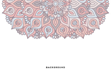 Vector islamic background with mandala