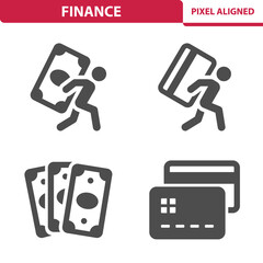 Finance, Money Icons