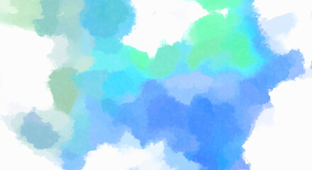 Watercolor painted background. Abstract Illustration wallpaper. Brush stroked painting. 2D Illustration.