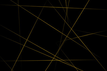 Abstract black with gold lines, triangles background modern design. Vector illustration EPS 10.