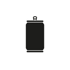 Beer can icon. Simple vector illustration on a white background