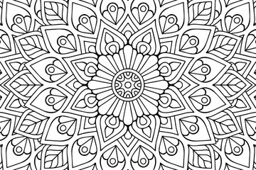 Vector islamic background with mandala