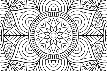 Vector islamic background with mandala
