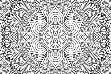 Vector islamic background with mandala